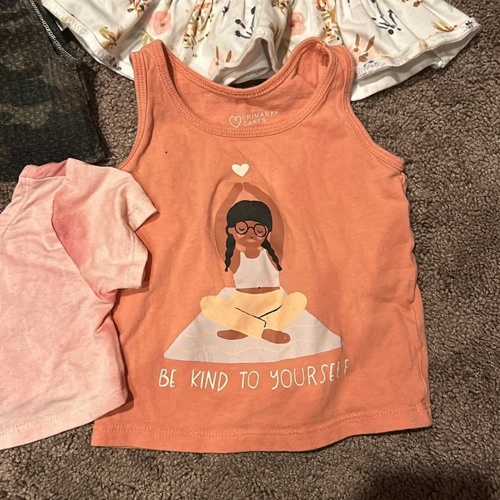 Babygirl 12/18m crop top tank top bundle!!